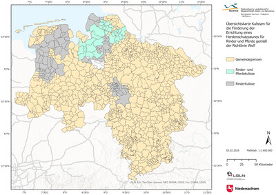 F&ouml;rderkulissen Rinder und Pferde